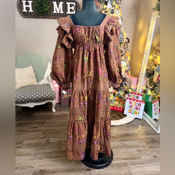 Farm Rio • Dotted Horse Maxi Dress - Picture 9 of 16